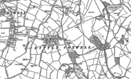 Old Map of Little Coxwell, 1898 - 1910