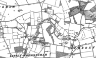 Old Map of Little Cressingham, 1882 - 1883