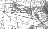 Old Map of Little Driffield, 1891