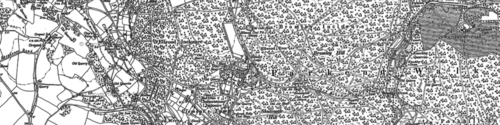 Old map of Little Drybrook in 1878