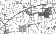 Old Map of Little Dunham, 1882 - 1883