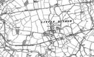 Old Map of Little Dunmow, 1886 - 1896