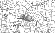 Old Map of Little Ellingham, 1882