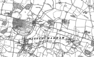 Old Map of Little Hadham, 1896