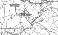 Old Map of Little Haseley, 1897 - 1919
