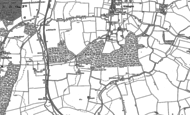 Old Map of Little Henham, 1896