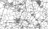 Old Map of Little Horkesley, 1896 - 1902