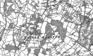 Old Map of Little Horsted, 1898 - 1908