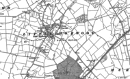 Old Map of Little Horwood, 1898