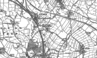 Old Map of Little Houghton, 1851 - 1890