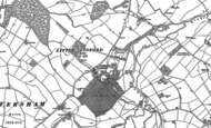 Old Map of Little Linford, 1898 - 1950