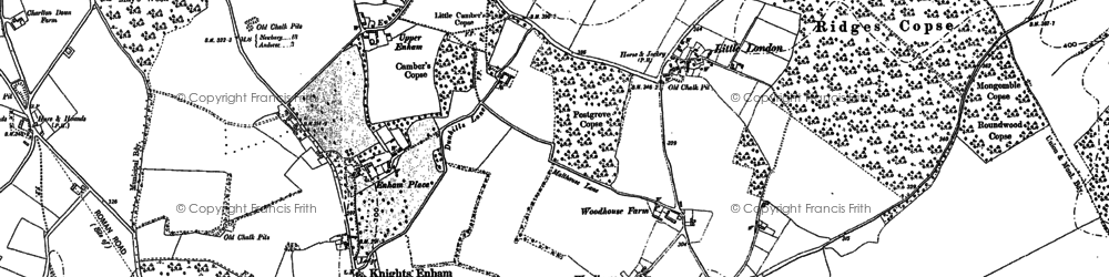 Old map of Little London in 1894