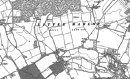 Old Map of Little Marlow, 1910