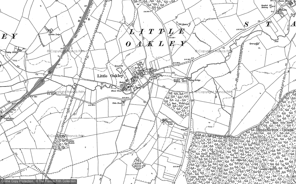 Old Map of Little Oakley, 1885 in 1885