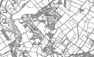 Old Map of Little Offley, 1899