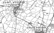 Old Map of Little Oxendon, 1884 - 1899