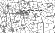 Old Map of Little Rissington, 1900
