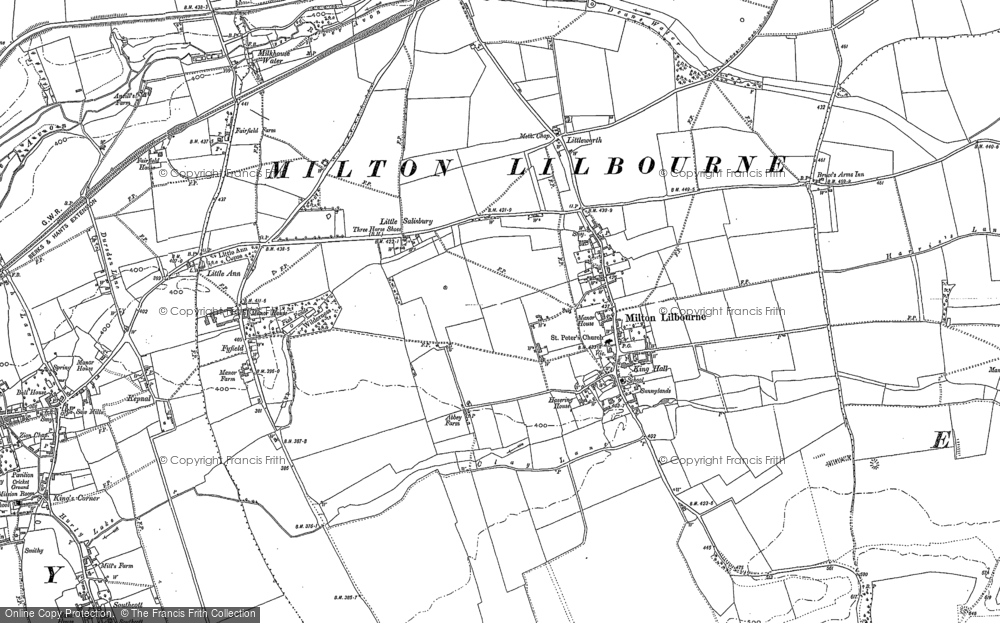 Old Map of Little Salisbury, 1899 in 1899