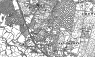 Old Map of Little Sandhurst, 1909 - 1910