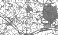 Old Map of Little Shrewley, 1886