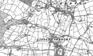 Old Map of Little Sodbury, 1881