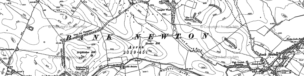 Old map of Ingthorpe Grange in 1893