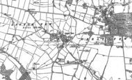 Old Map of Little Tew, 1898