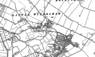 Old Map of Little Wilbraham, 1885 - 1886