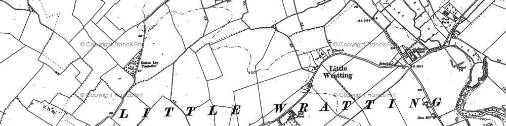 Old map of Broadlands Hall in 1902