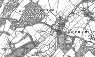 Old Map of Littlebourne, 1896