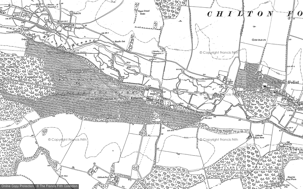 Old Map of Littlecote, 1899 - 1909 in 1899