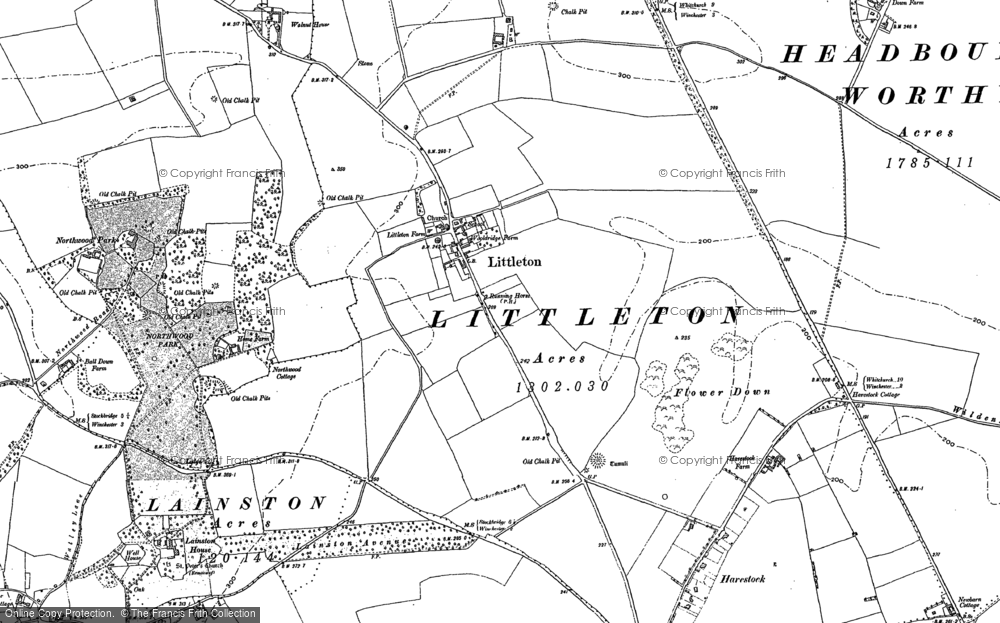 Old Map of Littleton, 1895 in 1895
