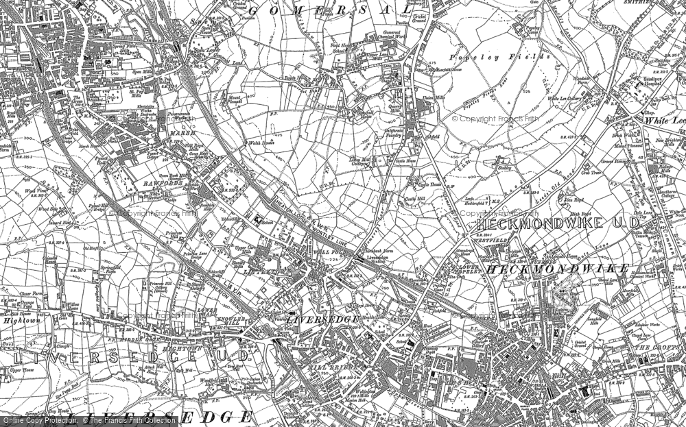 Old Map of Littletown, 1892 in 1892