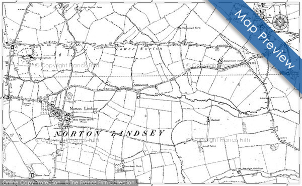 Old Map of Littleworth, 1885 - 1886 in 1885