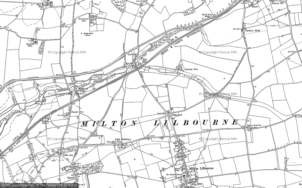 Old Map of Littleworth, 1899 in 1899