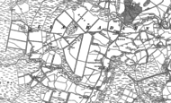 Old Map of Llaithddu, 1888 - 1902