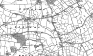 Old Map of Llan-y-pwll, 1898 - 1909