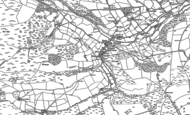 Old Map of Llanarmon Dyffryn Ceiriog, 1910