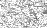 Old Map of Llanddewi Rhydderch, 1899 - 1900