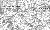 Old Map of Llanddewi Skirrid, 1899