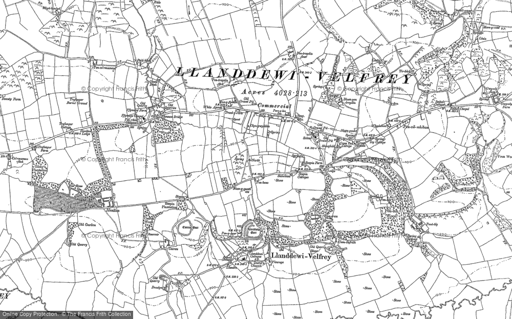 Llanddewi Velfrey, 1887