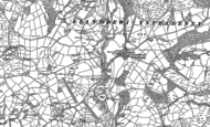 Old Map of Llanddewi Ystradenni, 1887 - 1888