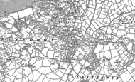 Old Map of Llanddona, 1888 - 1899