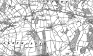 Old Map of Llandevaud, 1900