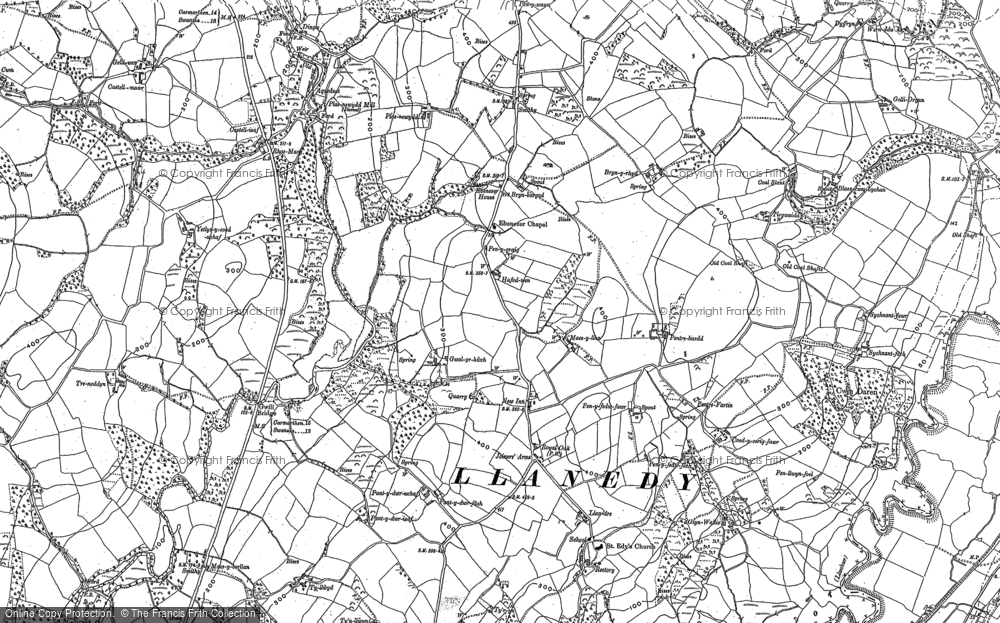 Old Map of Historic Map covering Sardis in 1905