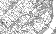 Old Map of Llanedwen, 1888 - 1899