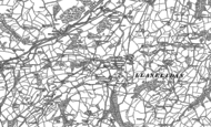 Old Map of Llanelidan, 1899