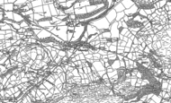 Old Map of Llanerfyl, 1885
