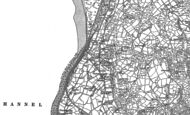 Old Map of Llanfair, 1887 - 1888
