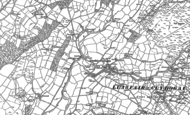 Old Map of Llanfair Clydogau, 1888 - 1904